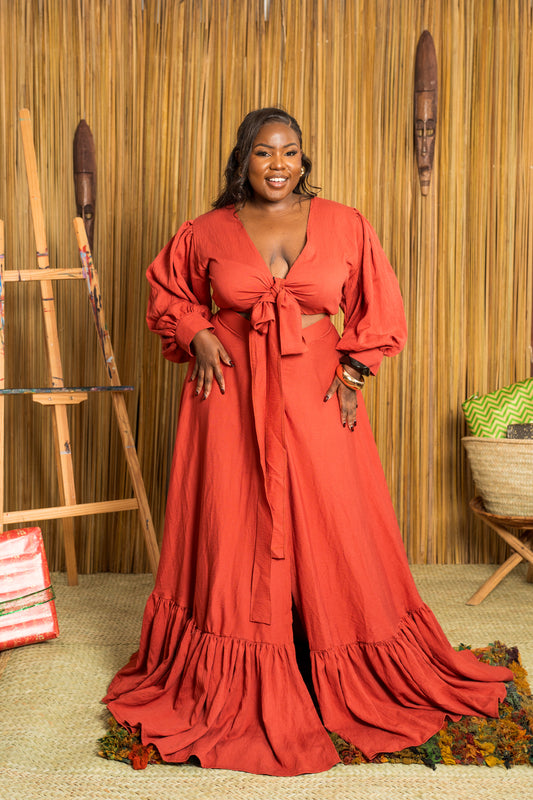 Tamasha Linen Skirt Set