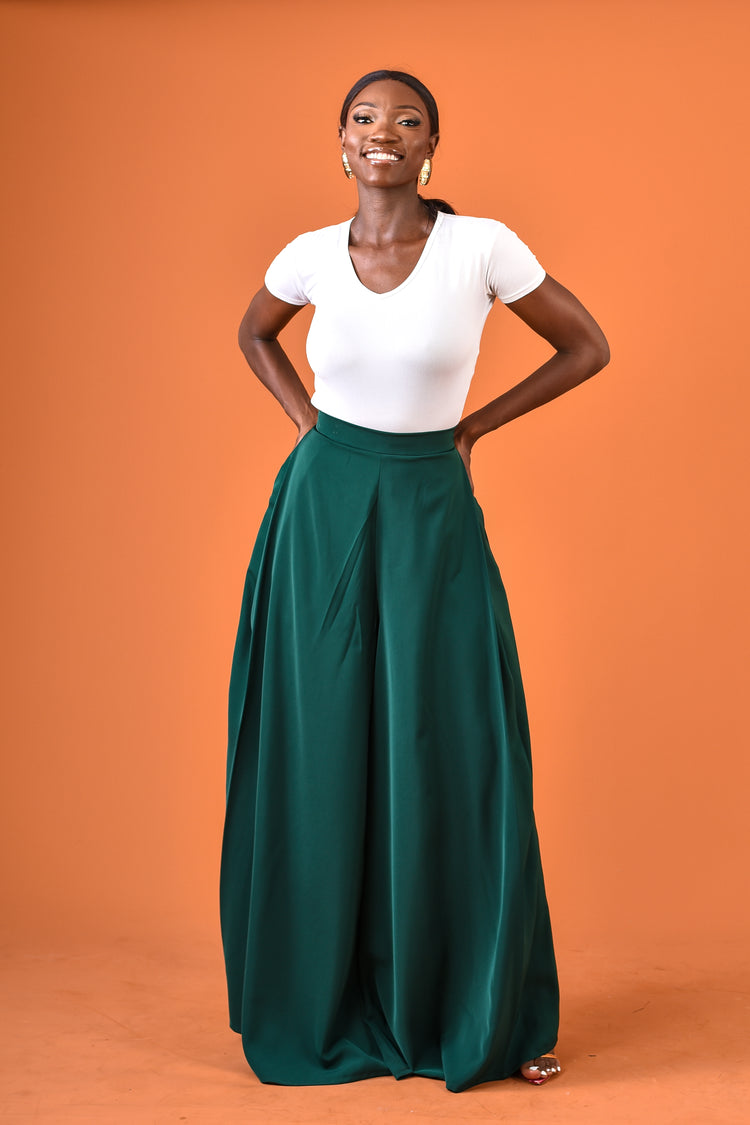 Afya Pants Emerald Green