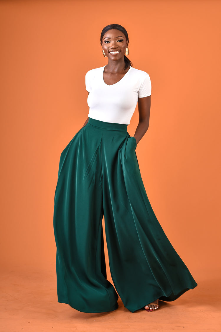 Afya Pants Emerald Green