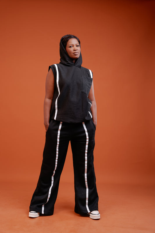 Pepea Vest Hoodie Set