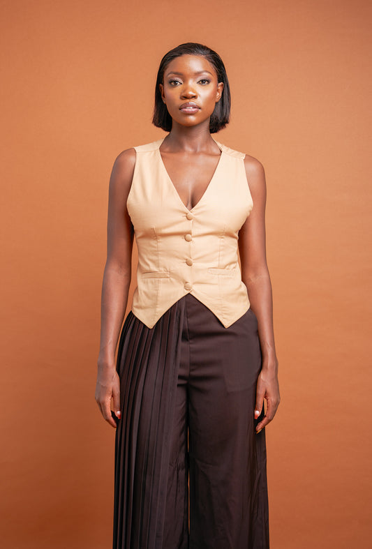 Nikky Half Coat - Beige