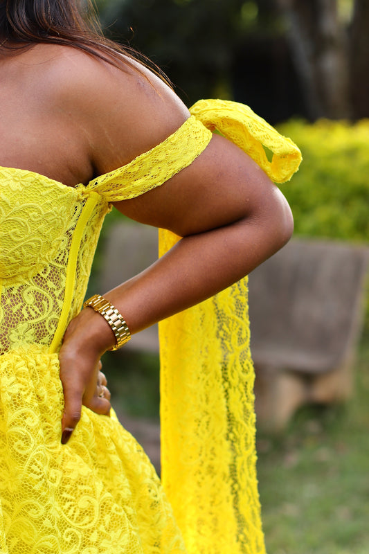 Ruby Maxi Dress - Yellow
