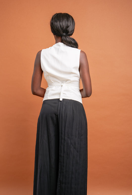 Nikky Half Coat - White