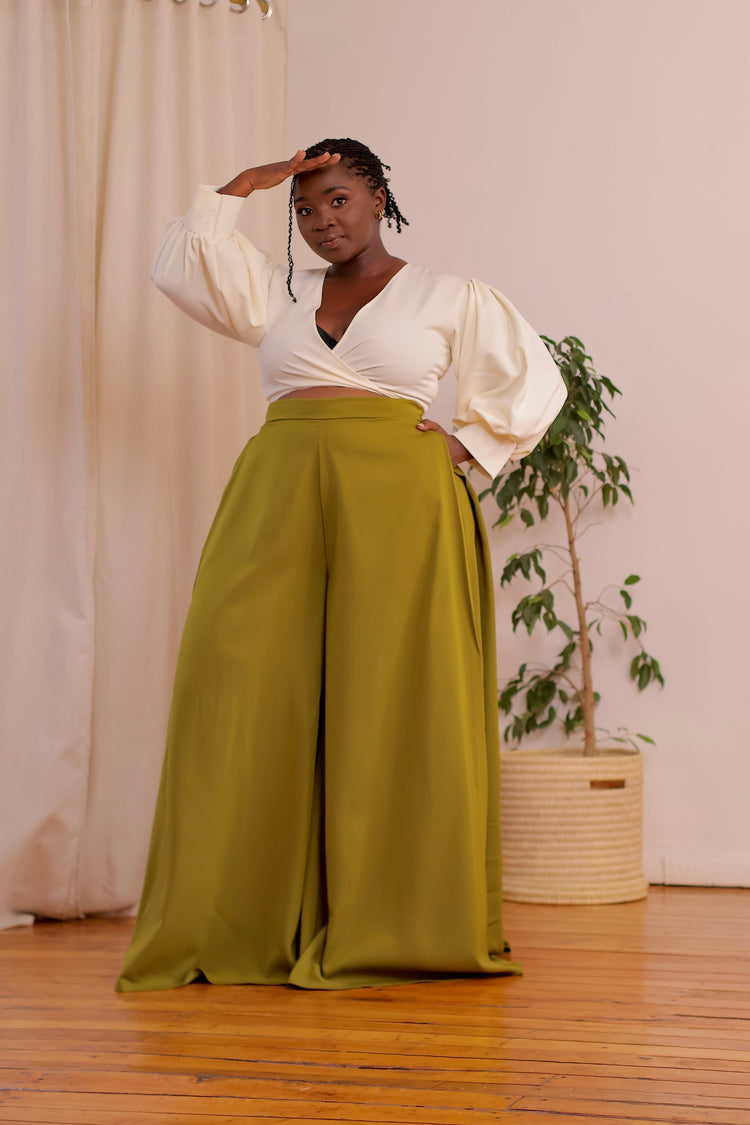 Afya Pants - Money Green