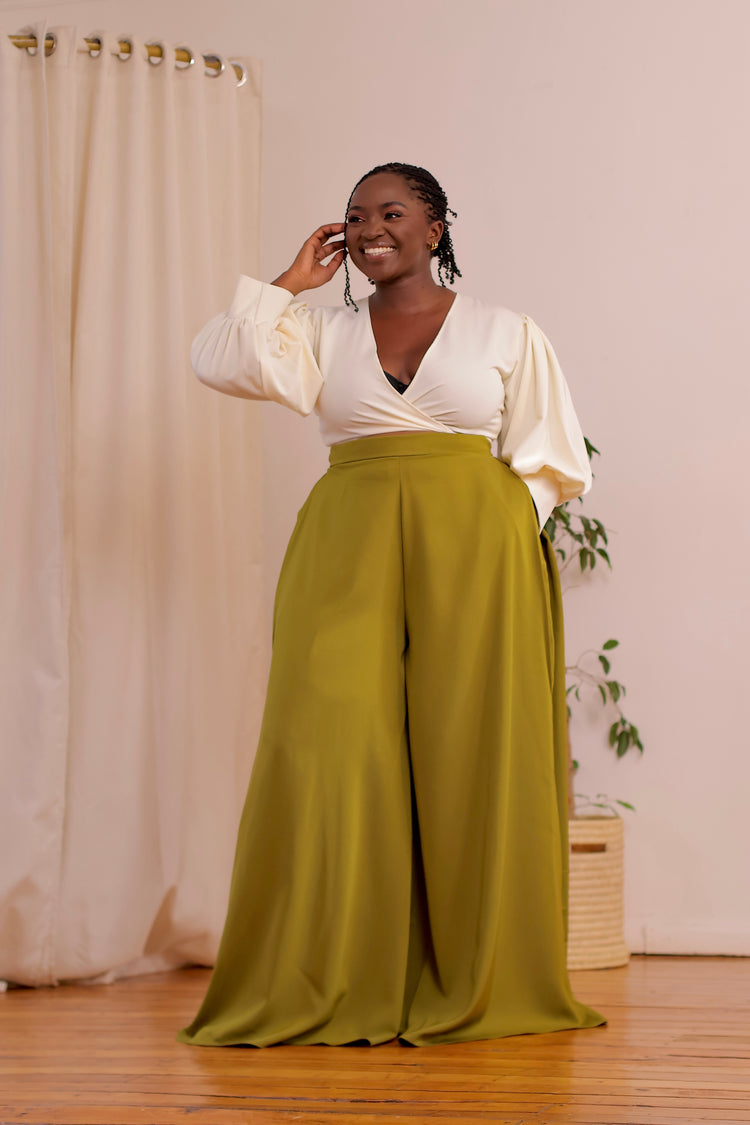 Afya Pants - Money Green