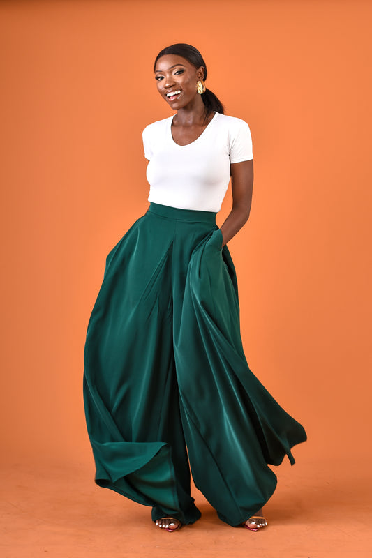 Afya Pants Emerald  Green