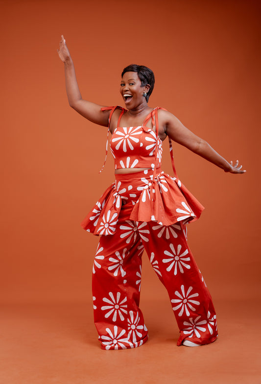 Sola Dhurungi Two Piece Set