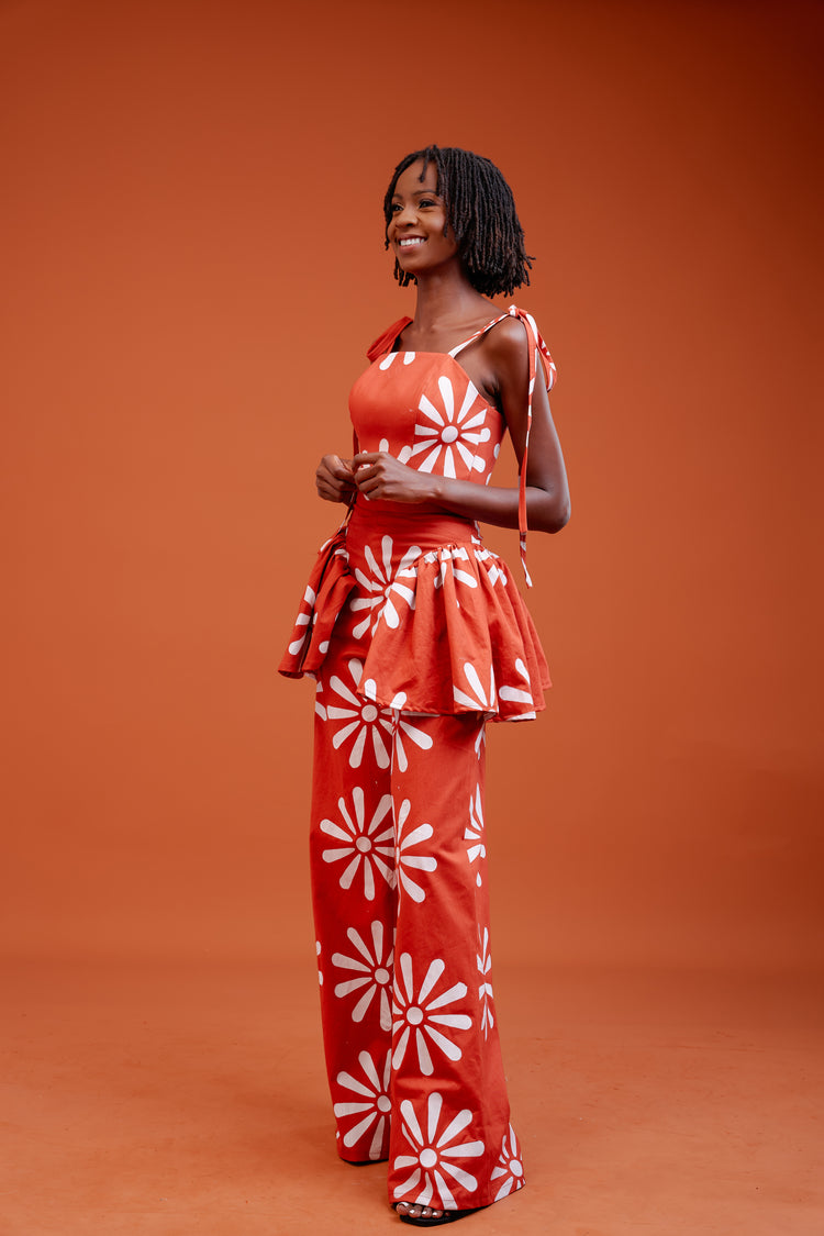Sola Dhurungi Two Piece Set
