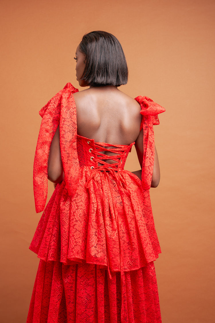 Ruby Maxi Dress - Red