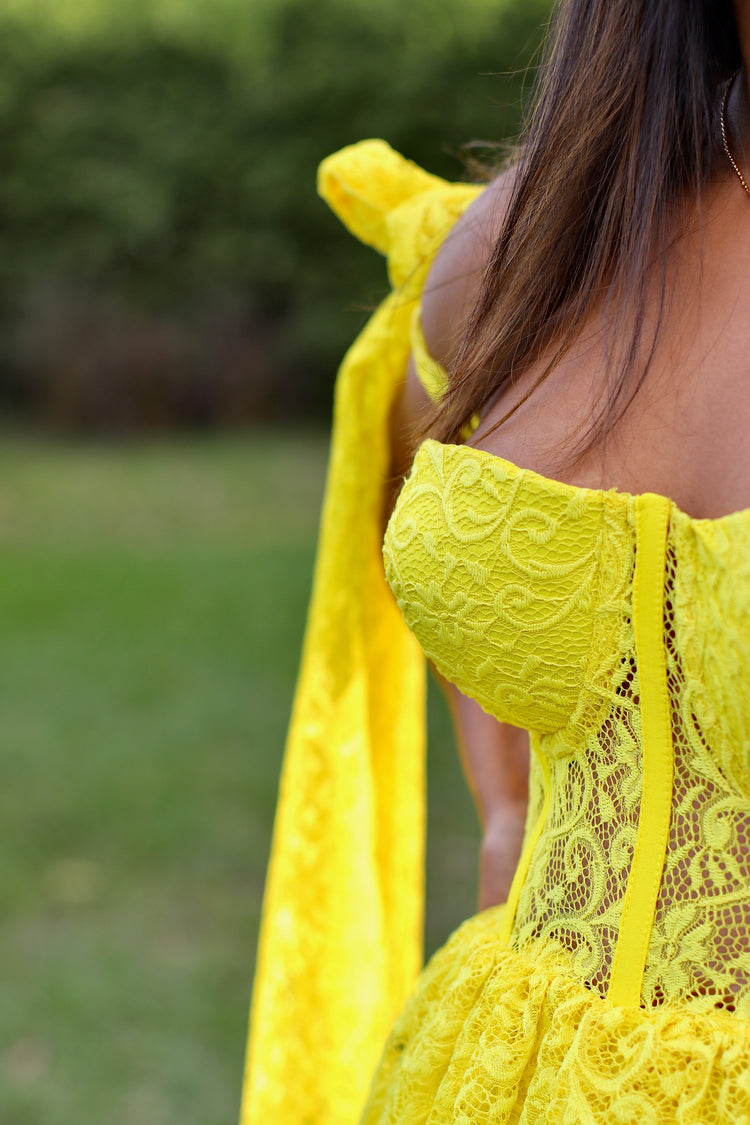 Ruby Maxi Dress - Yellow