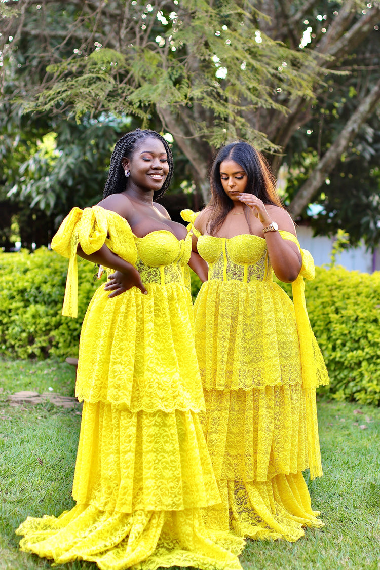 Ruby Maxi Dress - Yellow