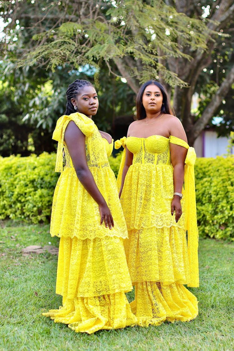 Ruby Maxi Dress - Yellow