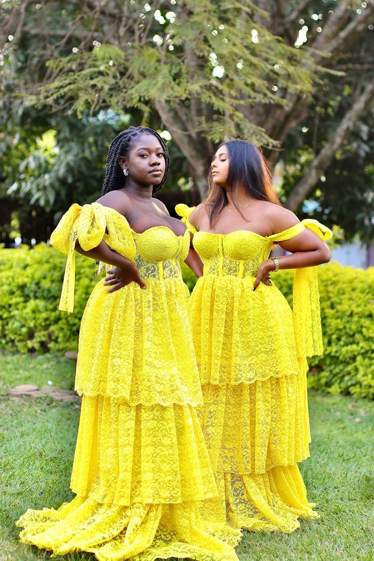 Ruby Maxi Dress - Yellow